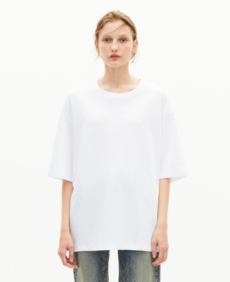 The Kooples HERREN WHITE schlichtes weißes oversize-t-shirt