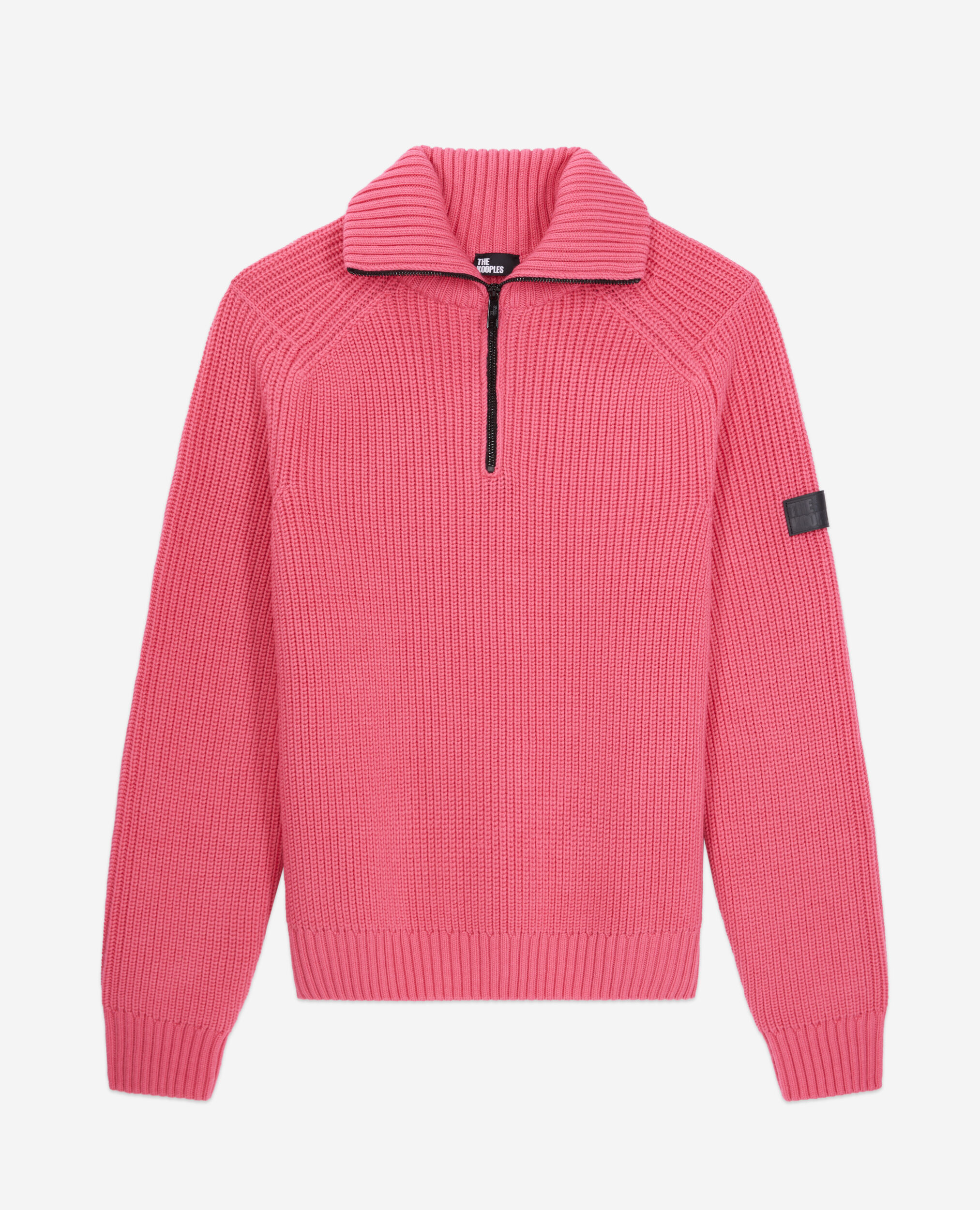 Pink wool sweater, OLD PINK, hi-res image number null