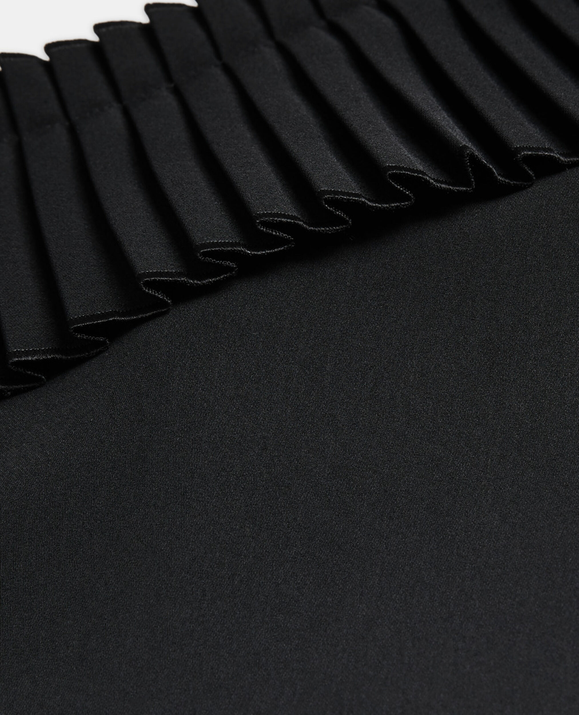 Vestido corto negro One Shoulder, BLACK, hi-res image number null