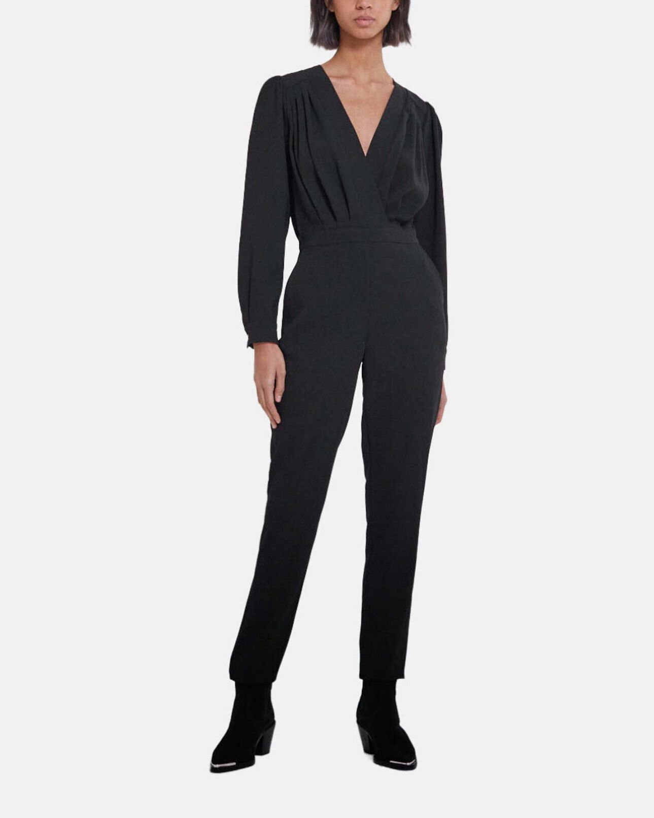 The Kooples DAMEN BLACK schwarzer overall