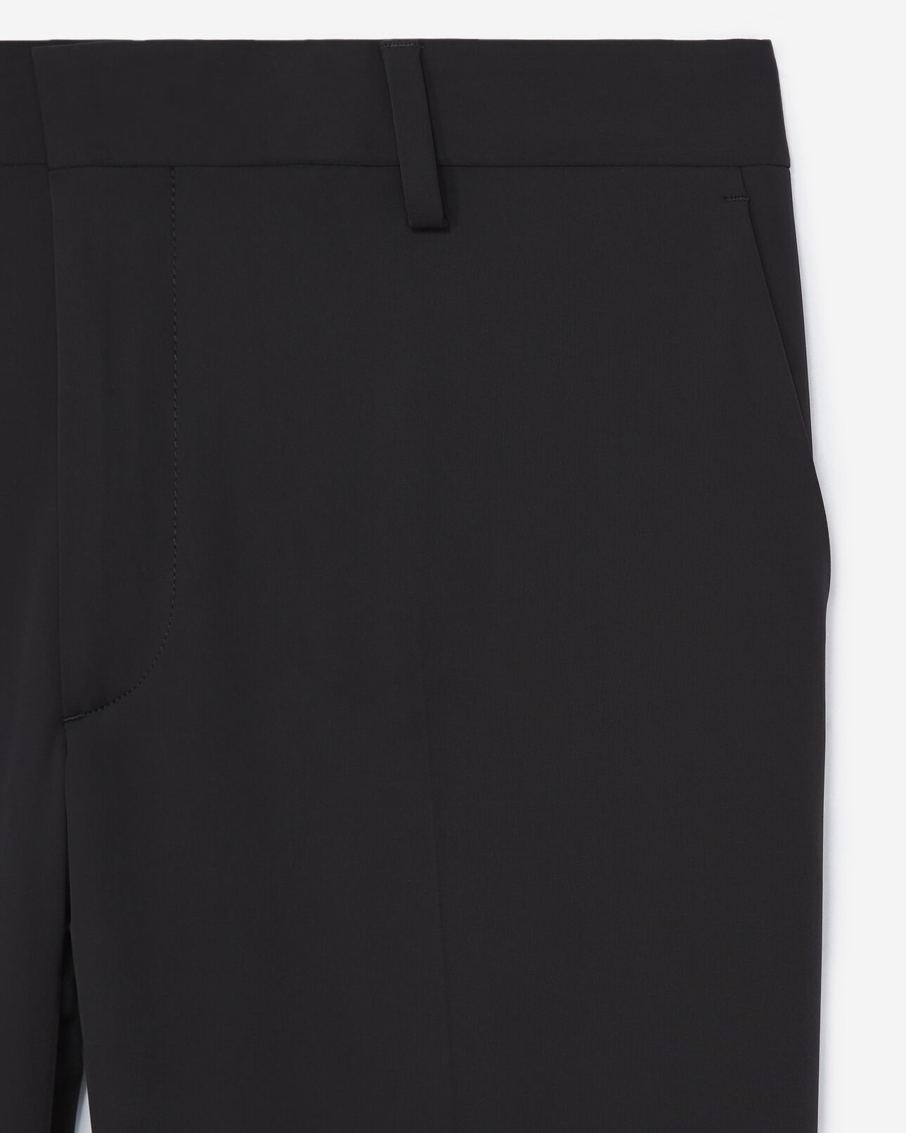 The Kooples HOMME BLACK pantalon costume technique noir ajusté