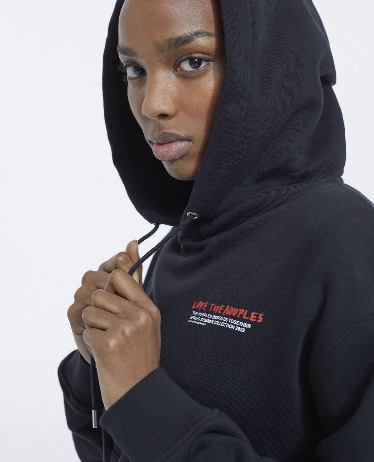 Black hooded hotsell jumper womens