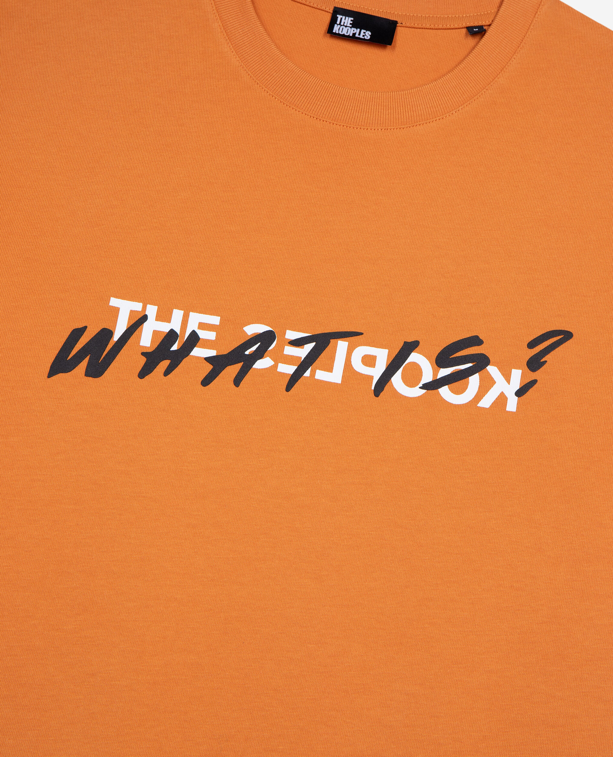 T-shirt What is orange, ABRICOT, hi-res image number null