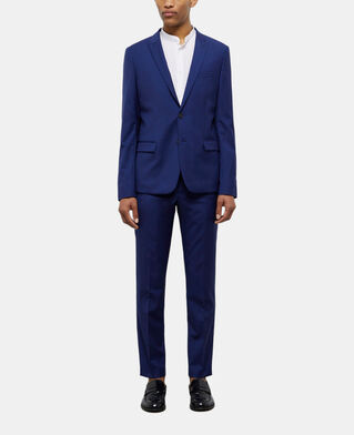 The Kooples HOMME NAVY veste de costume micro motif bleu marine