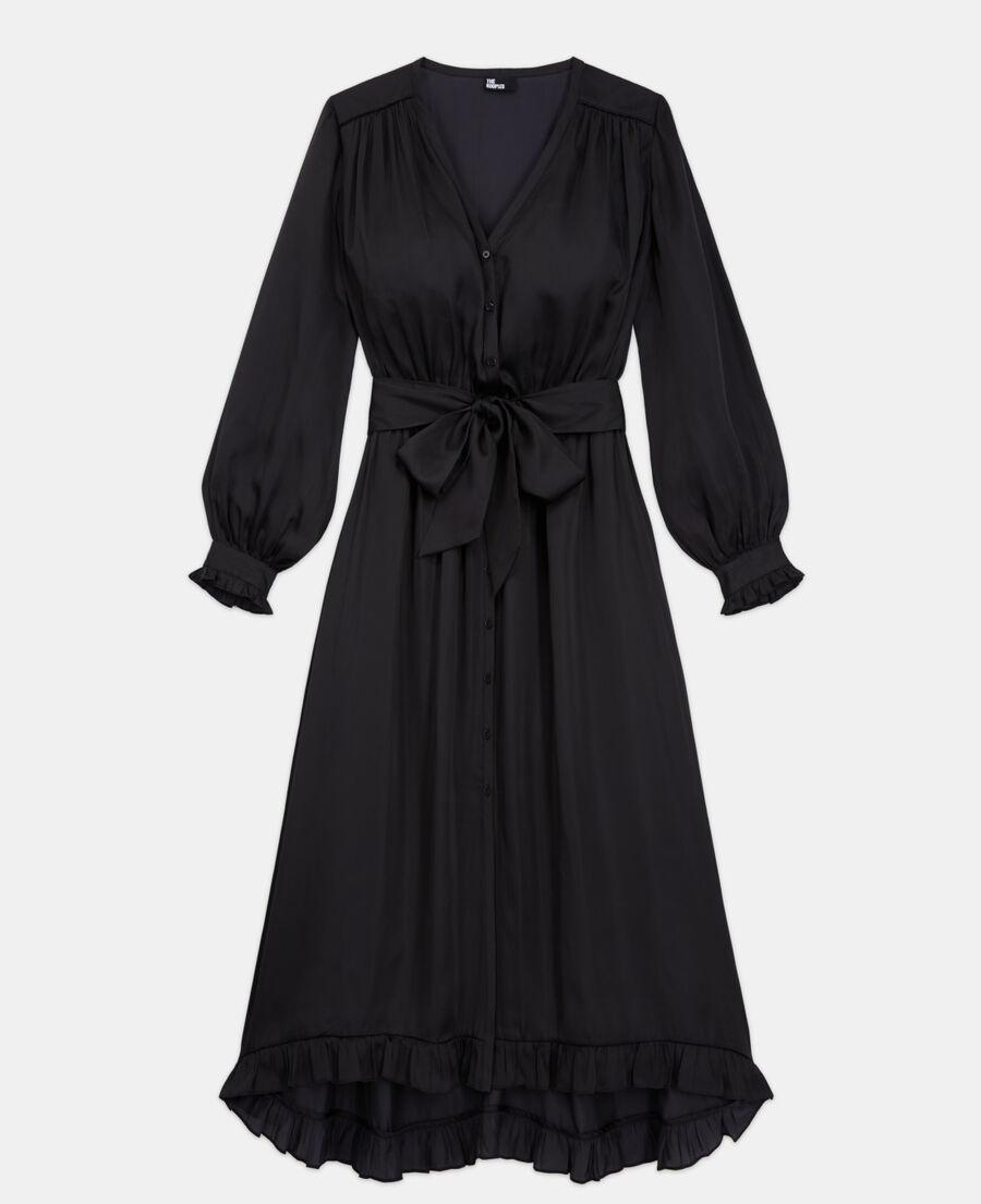 Robe longue noire The Kooples France