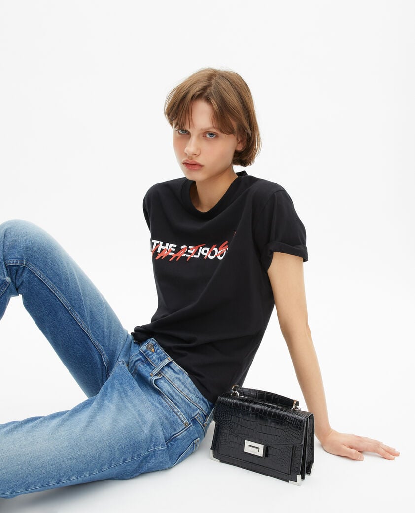 The Kooples WOMEN BLACK what is noir t-shirt