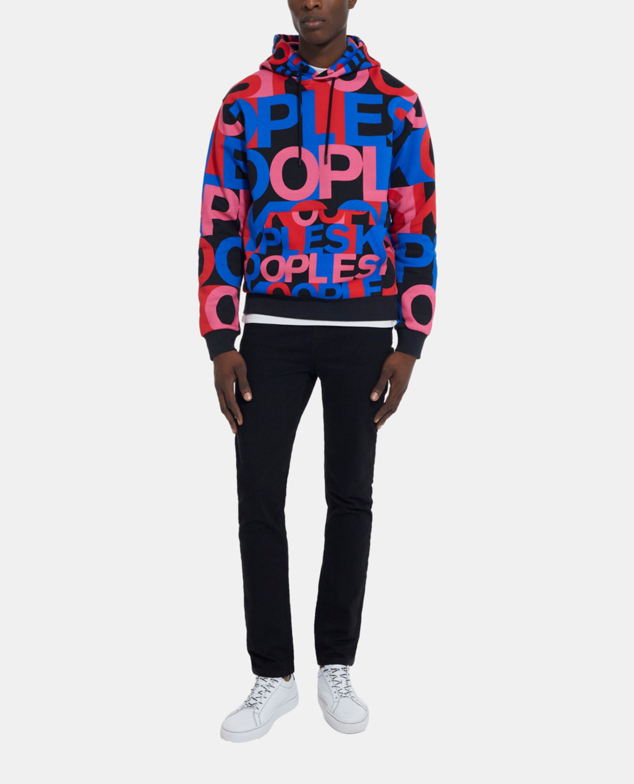 Sweatshirt with multicolor logo, MULTICOLOR, hi-res image number null