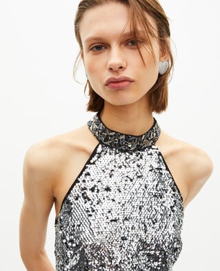 The Kooples FEMME SILVER boucles d'oreilles à clip argenté