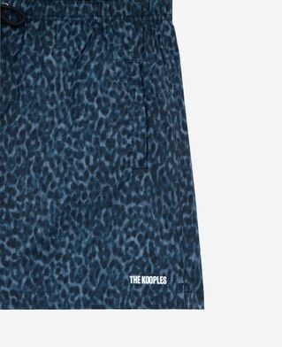 The Kooples MEN BLUE blue print swimsuit