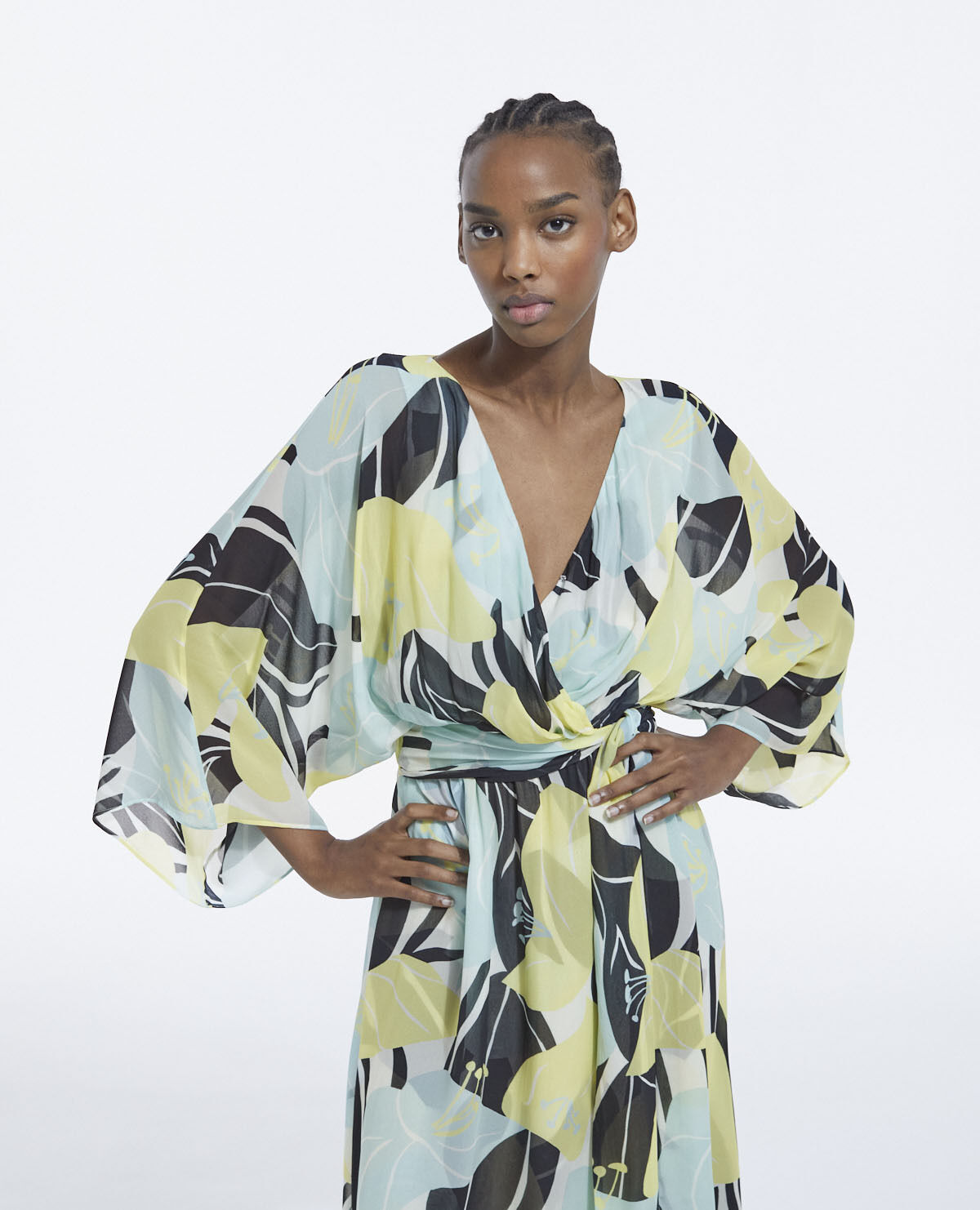 Robe verte on sale the kooples