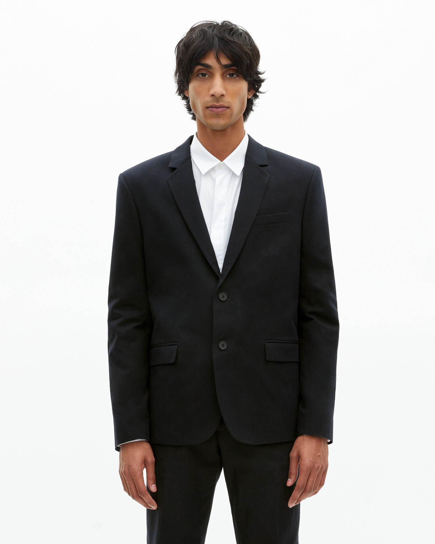 Navy blue suit jacket, NAVY, hi-res image number null
