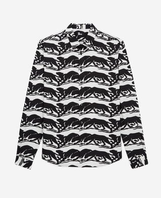 The Kooples H BLACK / WHITE printed shirt