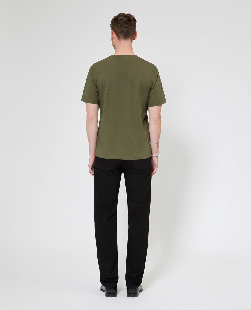 The Kooples MEN FORET t-shirt with the kooples khaki crest