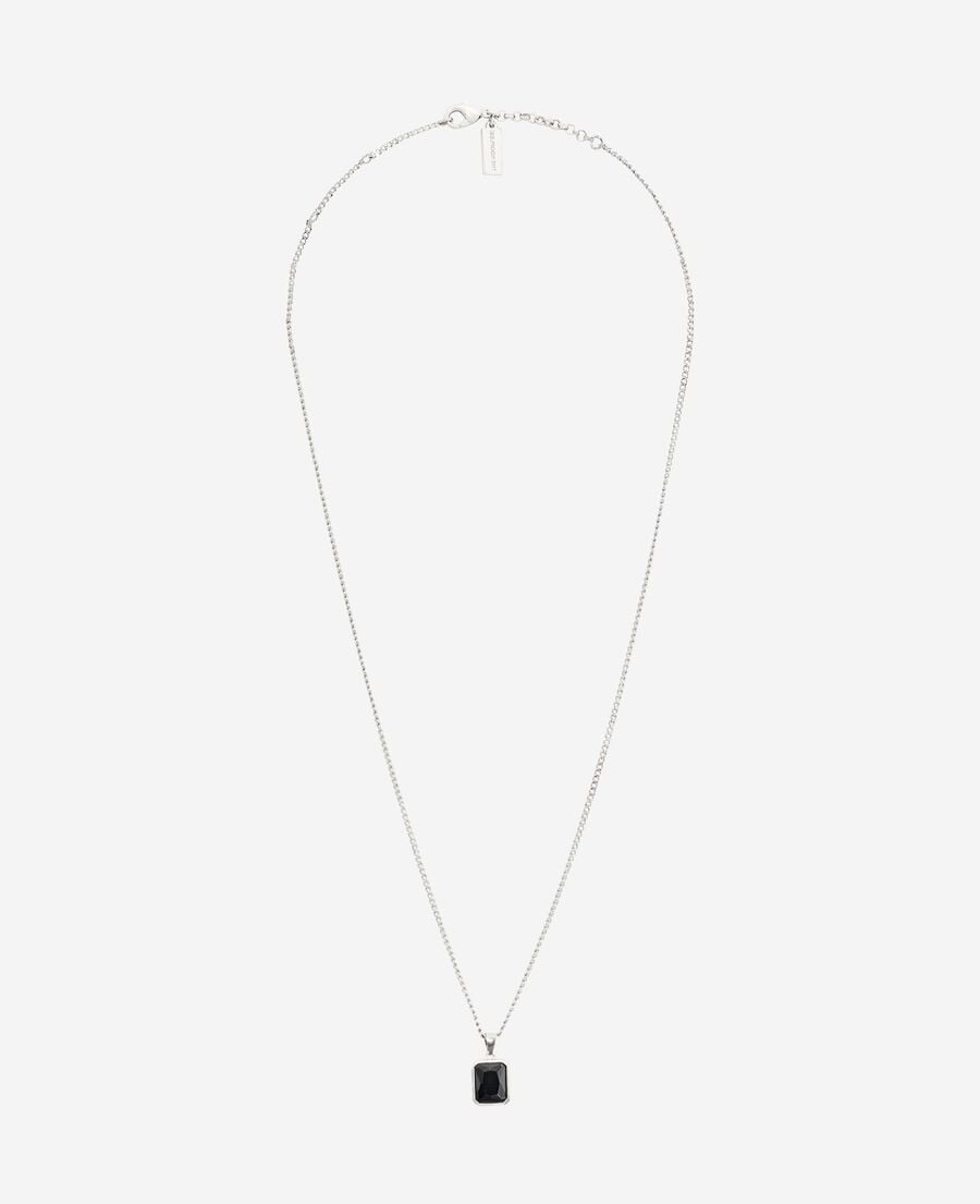 The Kooples H SILVER necklace with silver pendant