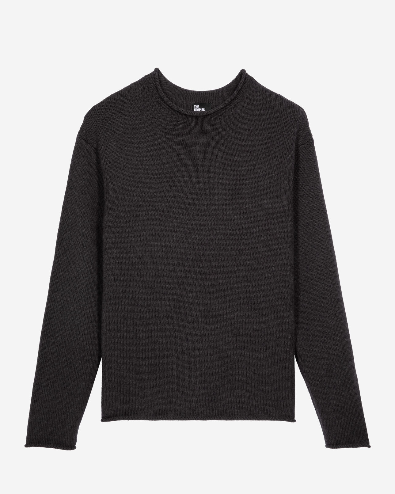 The Kooples HOMME MIDDLE GREY MEL pull en laine gris