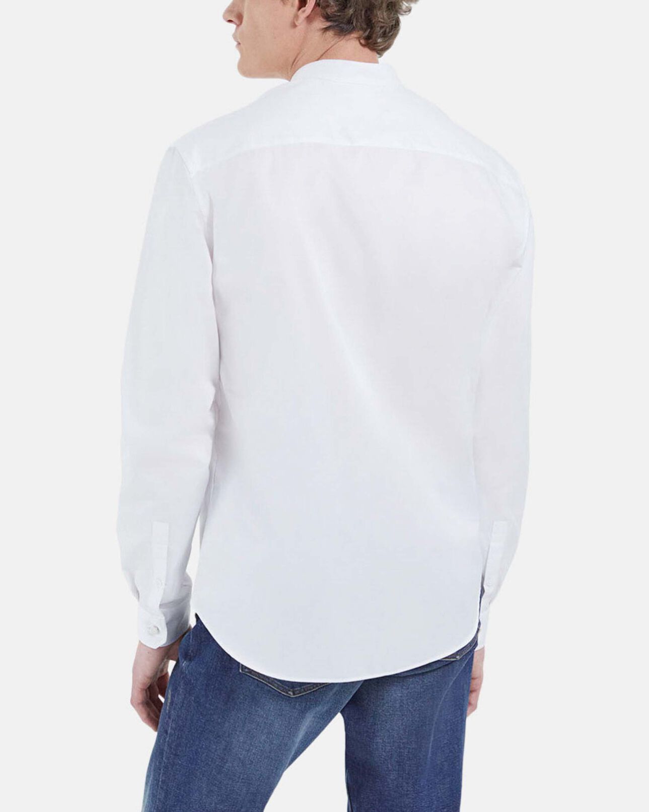 The Kooples HOMME WHITE chemise col officier