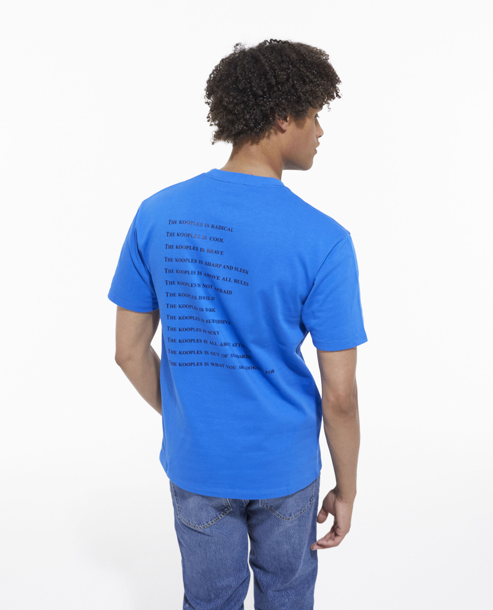 T-shirt what is bleu, INK BLUE, hi-res image number null