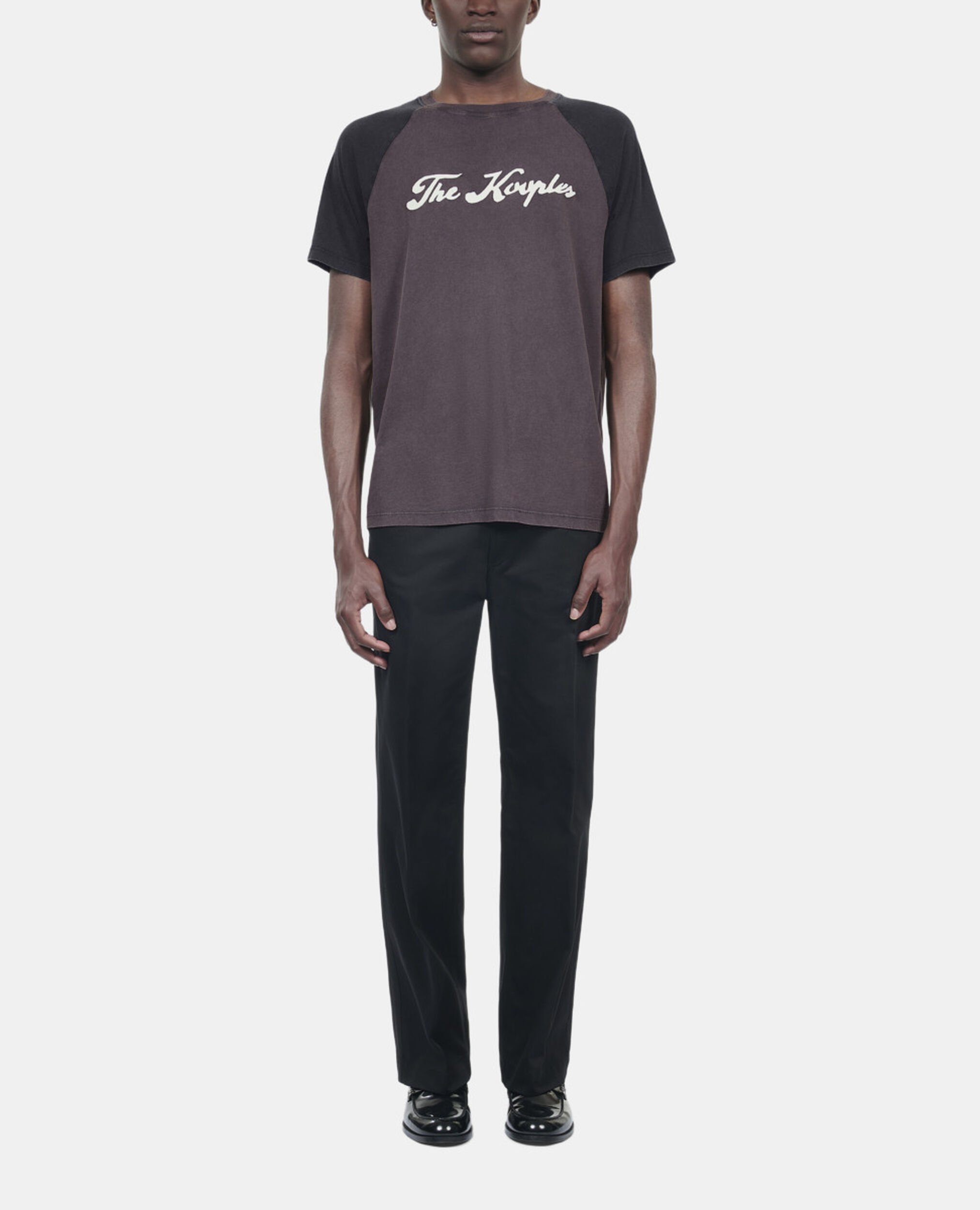Black Next collection serigraphy t-shirt, BLACK WASHED, hi-res image number null