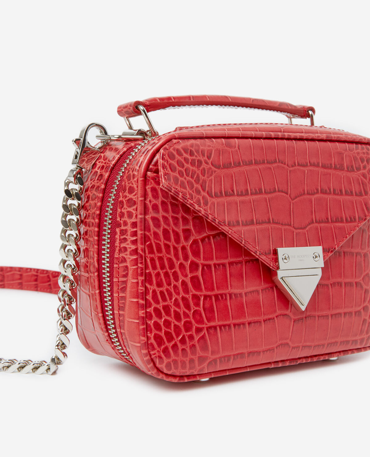 The kooples sac online rouge croco