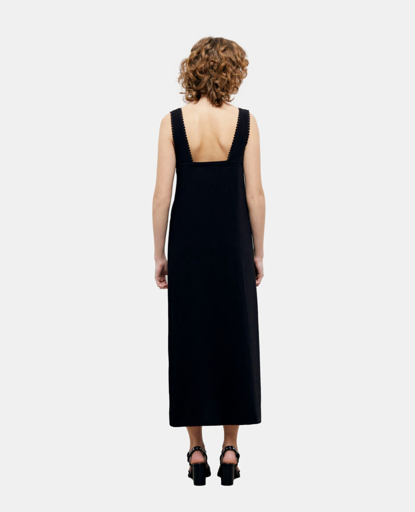 The Kooples WOMEN BLACK long black dress