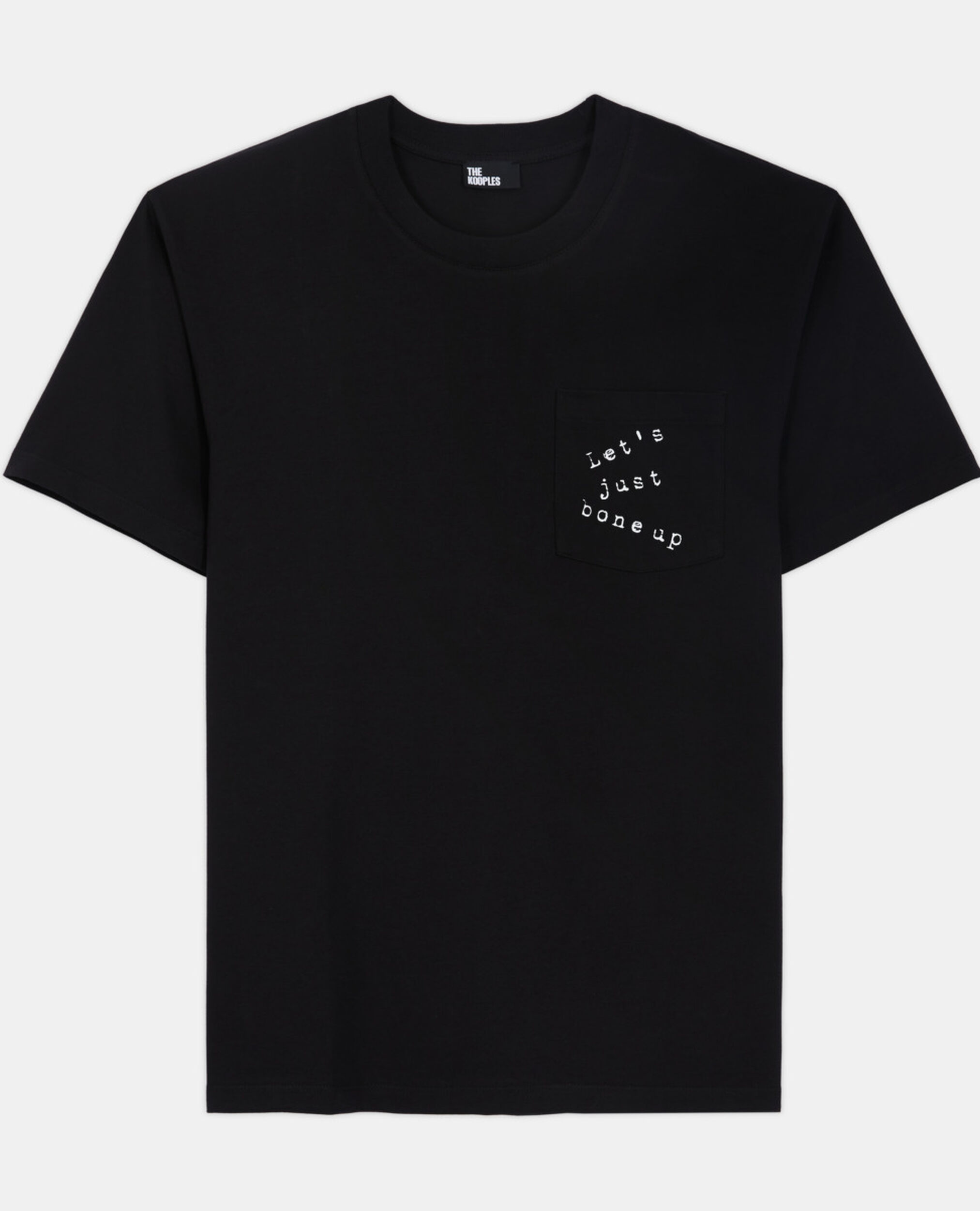 Black screen print Tshirt The Kooples UK