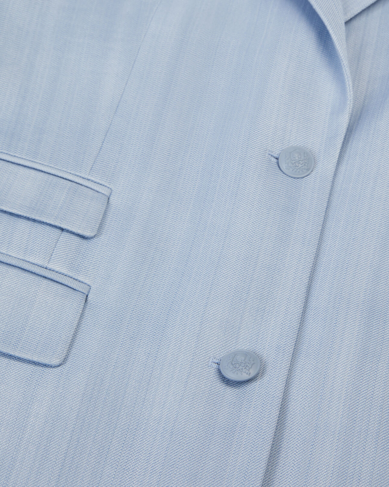 The Kooples WOMEN LAVENDER blue suit jacket