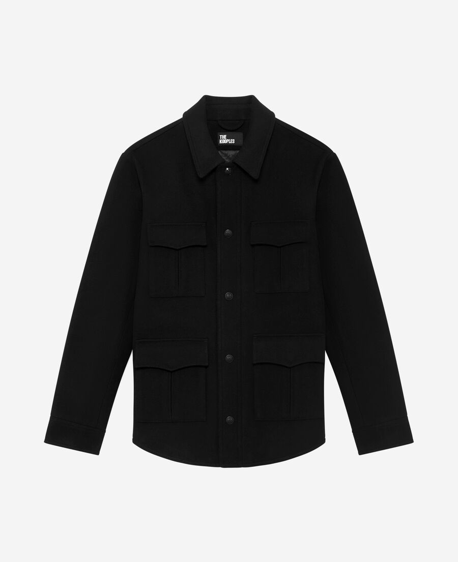The Kooples MEN BLACK black overshirt