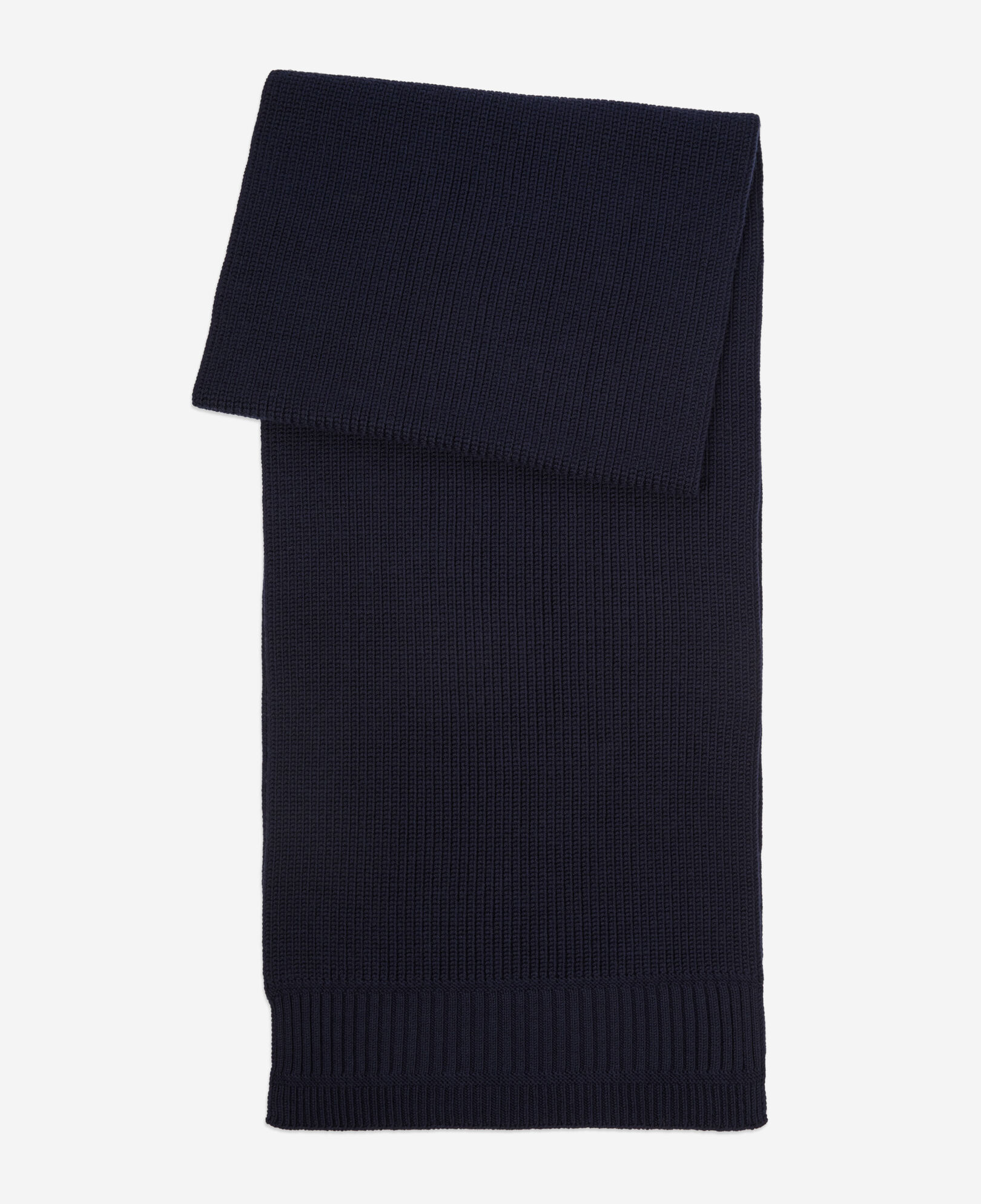 The Kooples MIXTE DARK BLUE écharpe en laine bleue