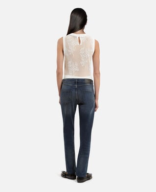 The Kooples DAMEN BLUE ELECTRIC dunkelblaue slim-fit-jeans