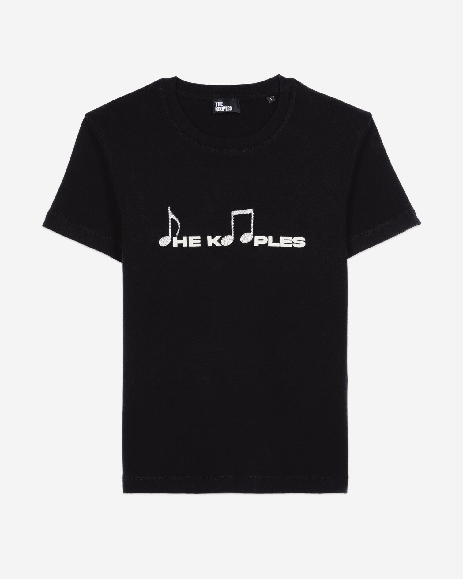 Black t-shirt with serigraphy, BLACK WASHED, hi-res image number null