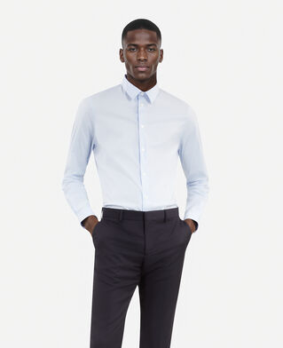 The Kooples H BLUE formal blue poplin shirt