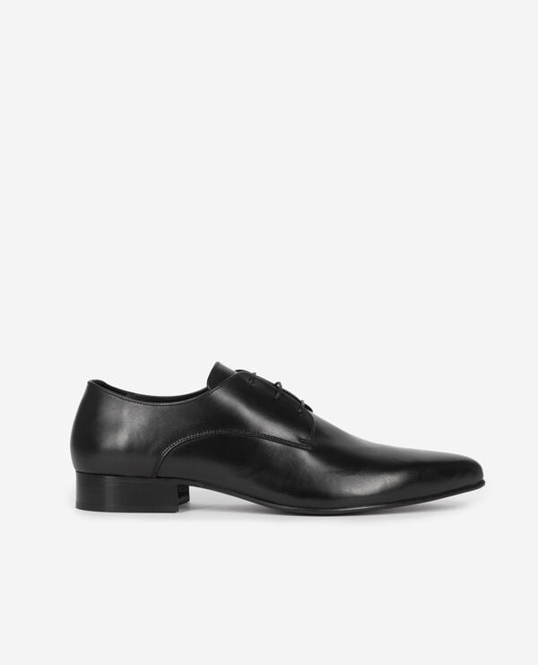 The Kooples HERREN BLACK derbys aus schwarzem leder