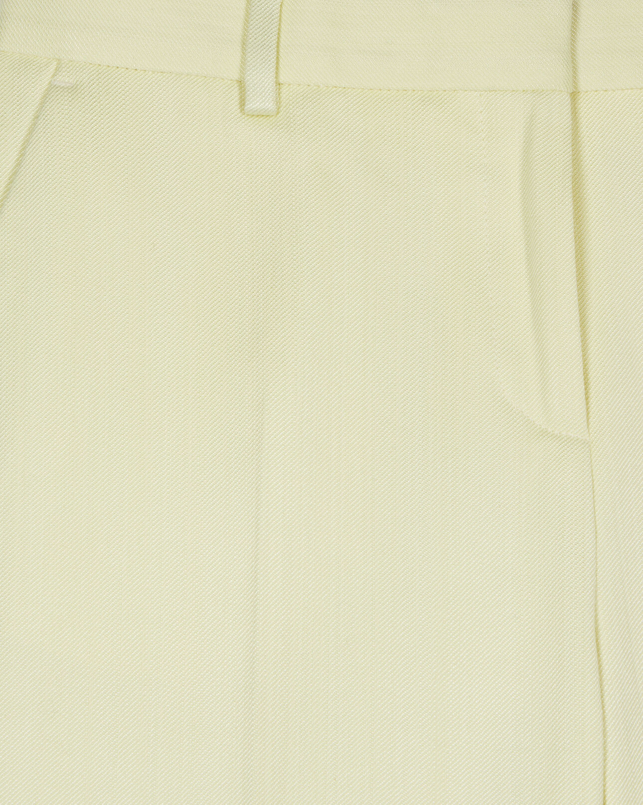 The Kooples FEMME BRIGHT YELLOW pantalon tailleur jaune clair