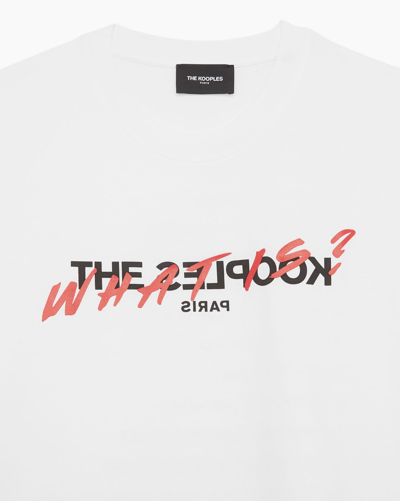 The Kooples FEMME WHITE t-shirt what is blanc
