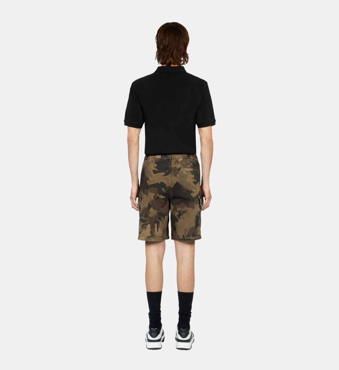 Camouflage cargo shorts The Kooples US