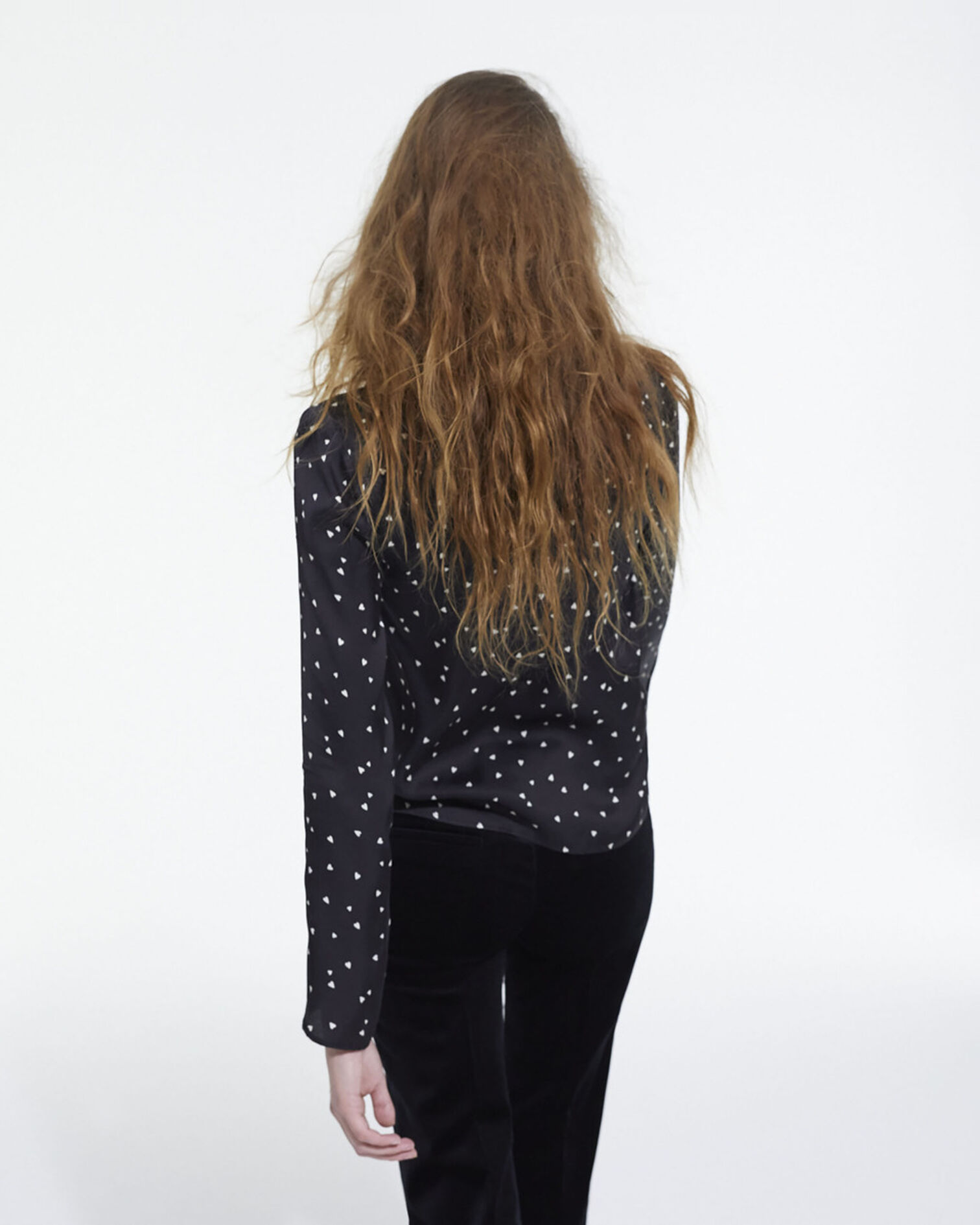 Printed top, BLACK, hi-res image number null
