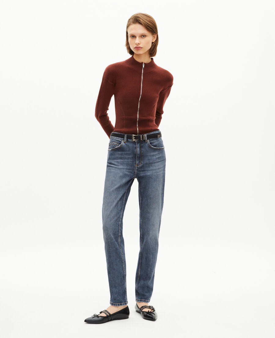 The Kooples FEMME BABY BLUE jean slim bleu clair
