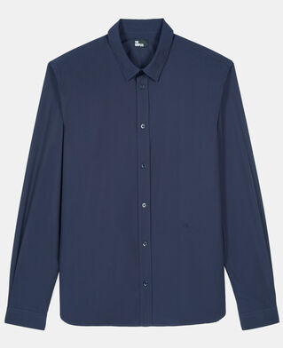 The Kooples MEN NAVY navy blue poplin shirt
