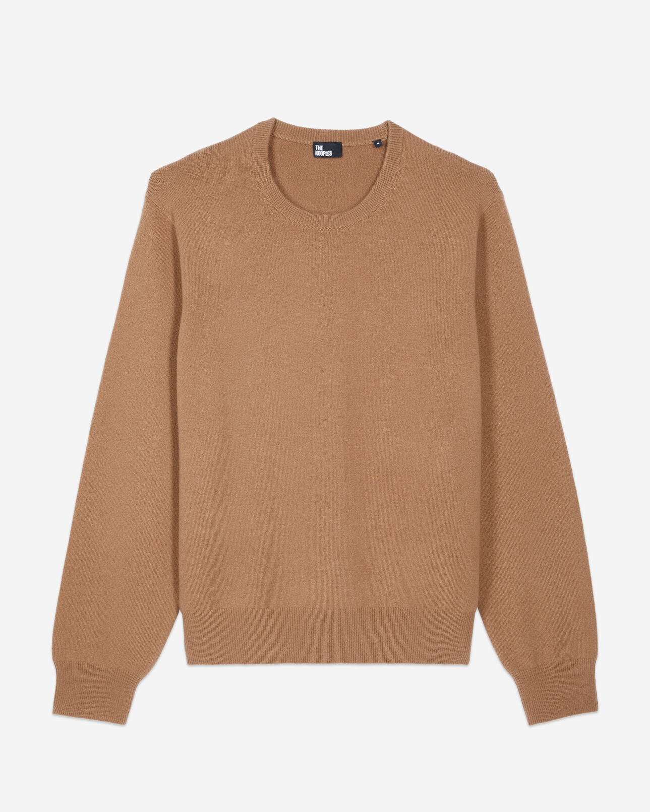 The Kooples HOMME DARK CAMEL pull en cachemire camel