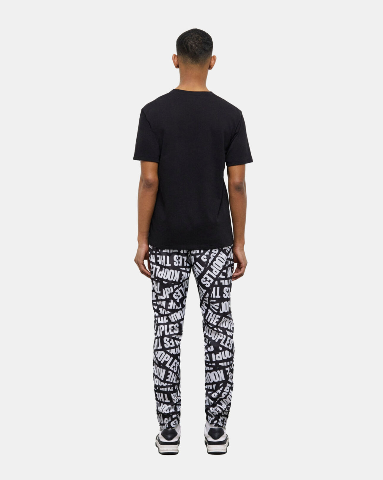 The Kooples HOMME BLACK t-shirt homme logo the kooples noir