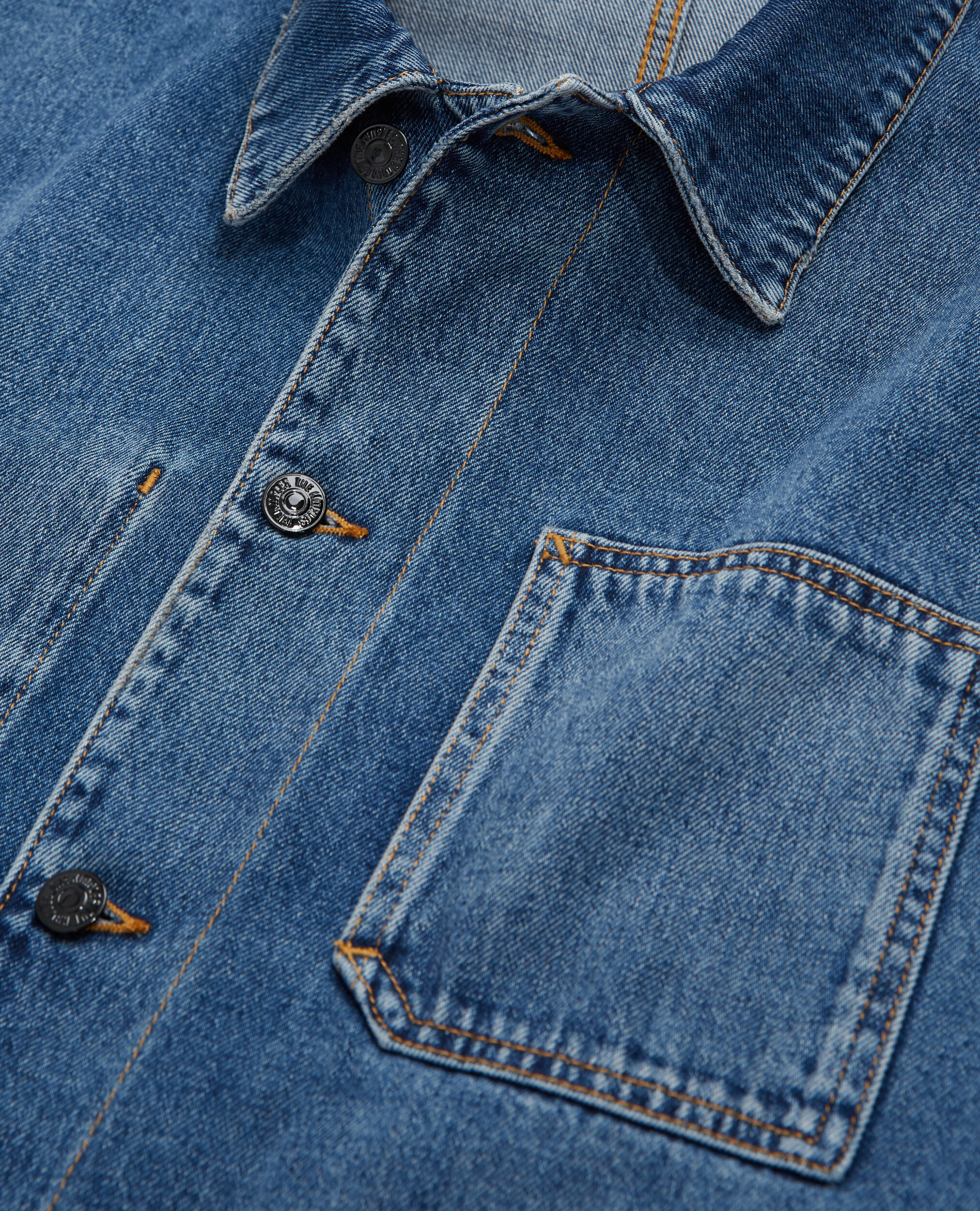 Blue denim overshirt, BLUE DENIM, hi-res image number null