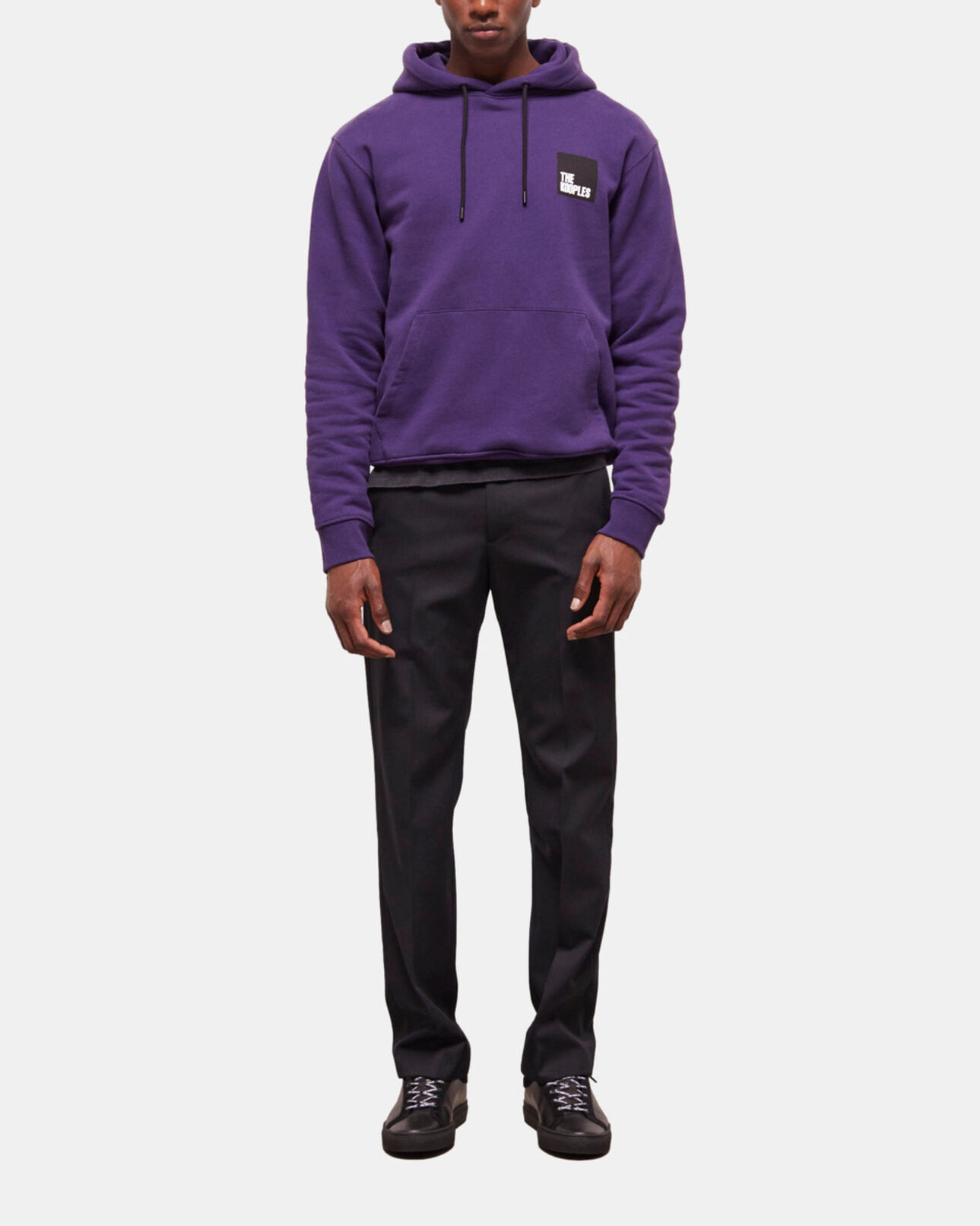 The Kooples HOMBRE PURPLE sudadera logotipo violeta