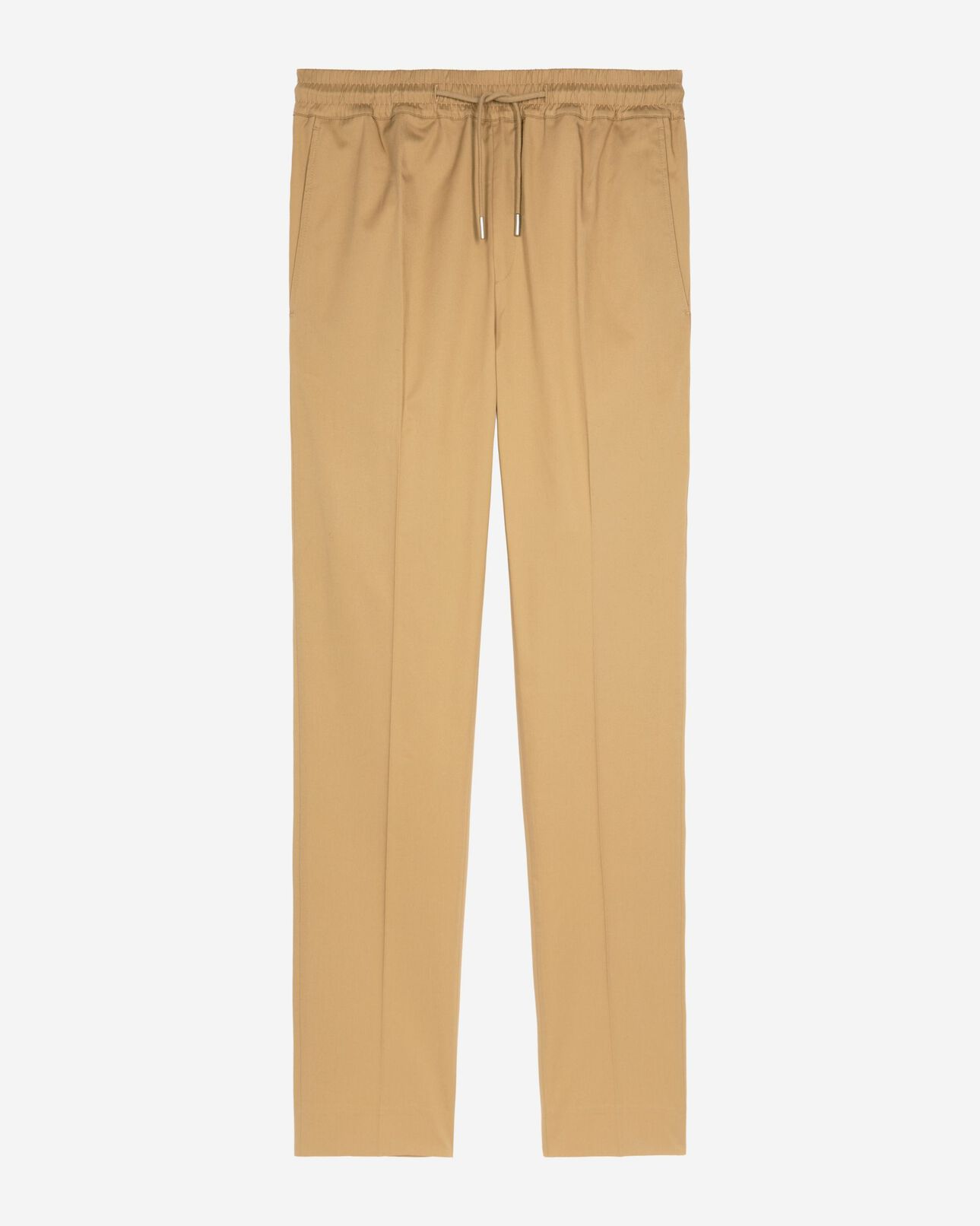 The Kooples HOMME BEIGE pantalon taille élastiquée beige