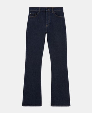 The Kooples F BLUE BRUT dark blue flare jeans