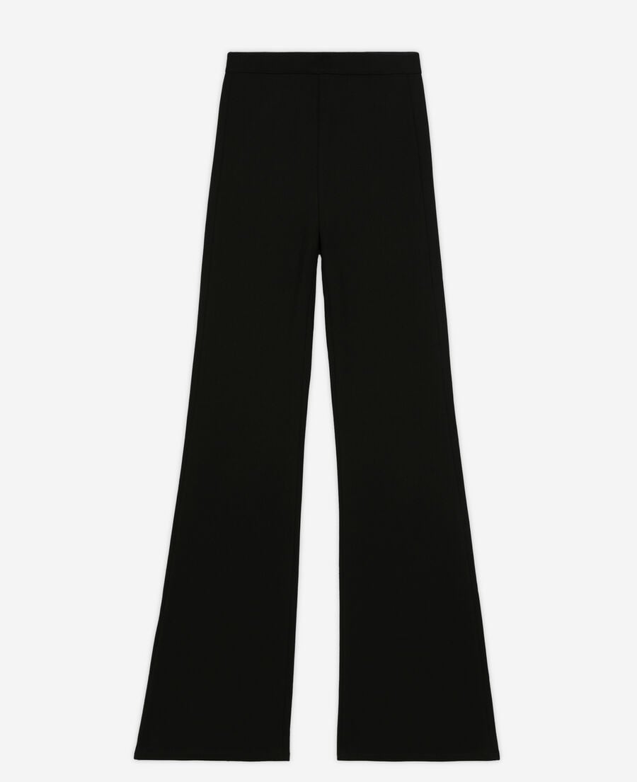 The Kooples FEMME BLACK pantalon flare noir