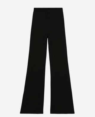 The Kooples FEMME BLACK pantalon flare noir