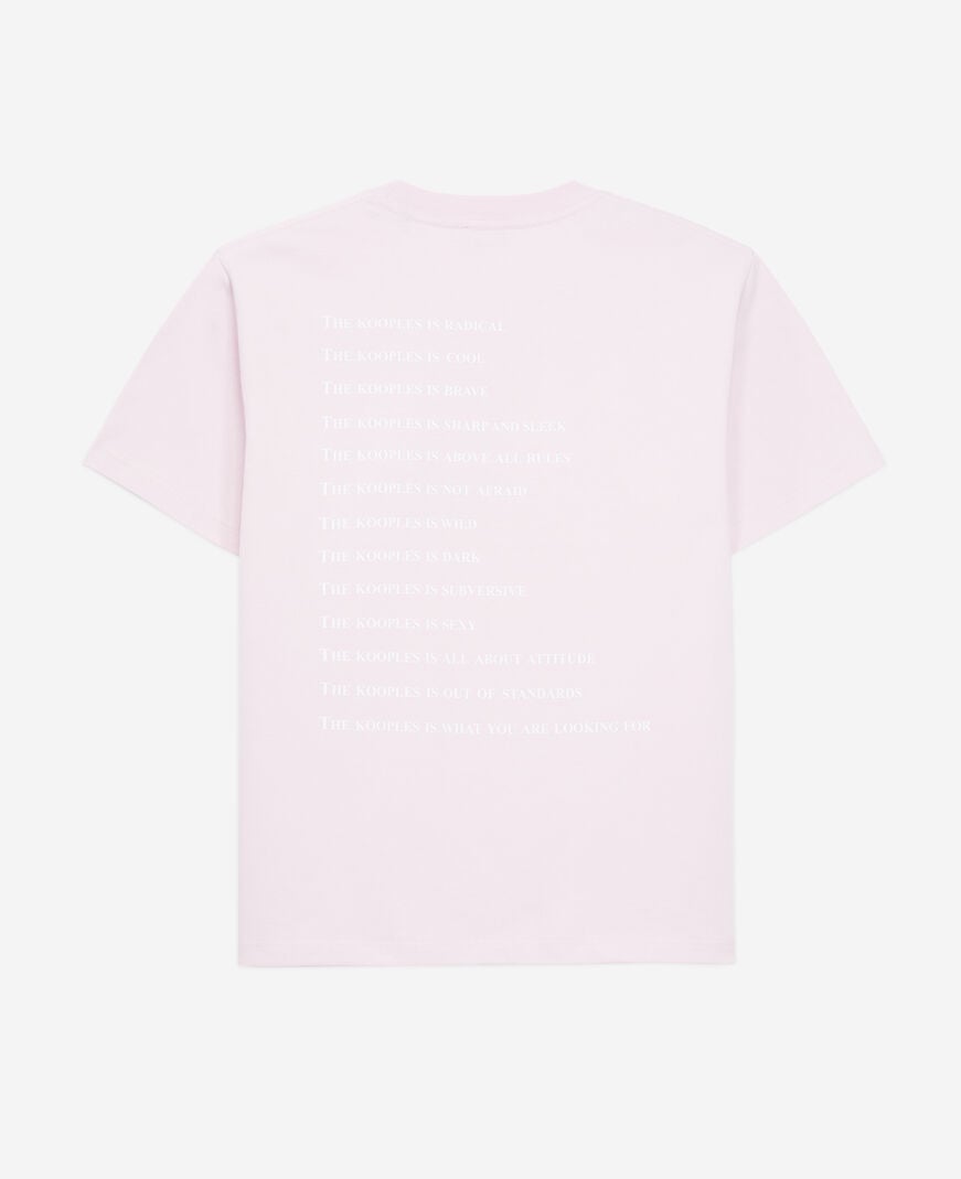 The Kooples FEMME PALE PINK t-shirt what is rose