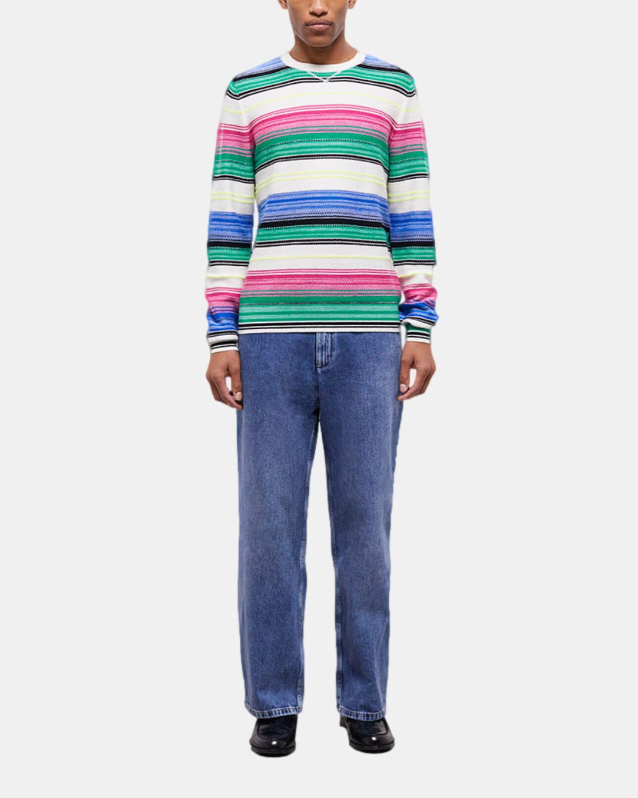 The Kooples HOMME MULTICOLOR pull imprimé en laine