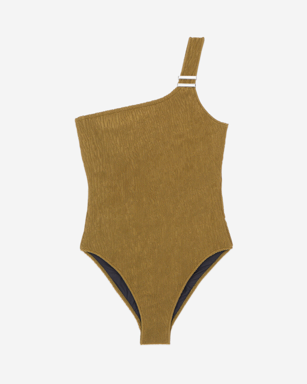 The Kooples FEMME KAKI maillot de bain the kooples x luz une pièce asymétrique kaki