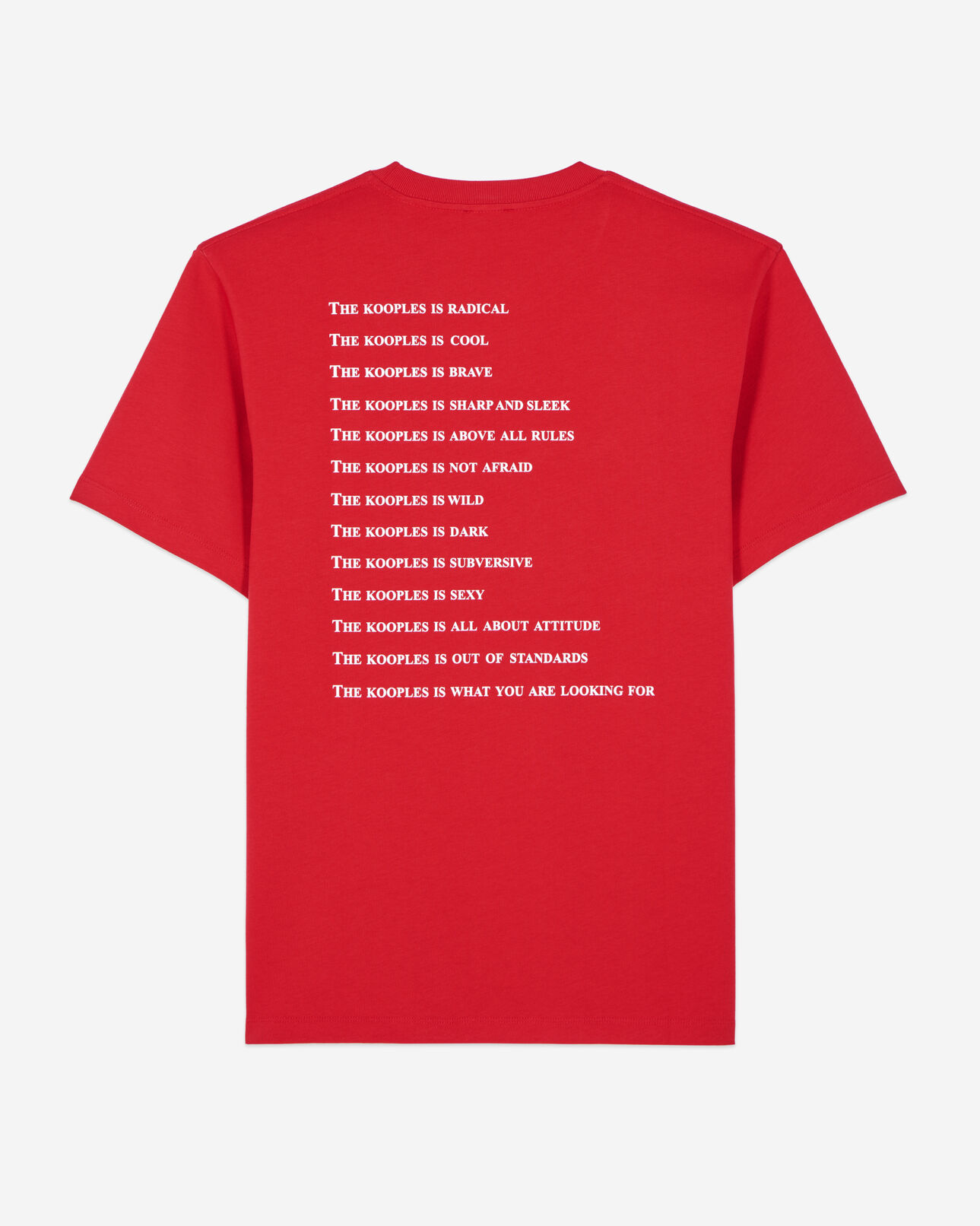 The Kooples MEN RUBIS red what is t-shirt
